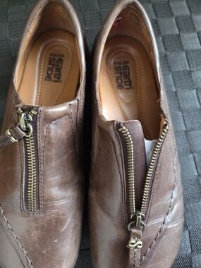 Earth Renee front-zip loafer